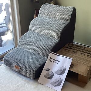 Dog Stairs in Black and Gray Opened, never used